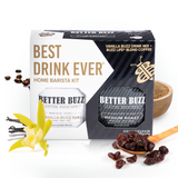 Best Drink Ever® Home Barista Kit // Whole Bean Coffee & Vanilla Shots - Better Buzz Coffee