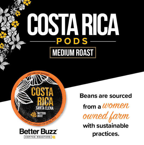 Costa Rica Coffee Pods - Better Buzz Coffee