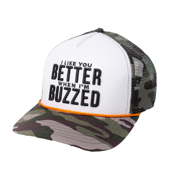 I Like You Better Camo Trucker - Better Buzz Coffee